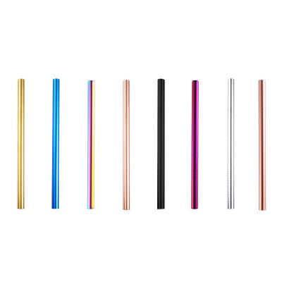 China Sustainable Hot Selling Reusable Custom Food Grade BPA Free Metal Drinks Stainless Steel Straw for sale