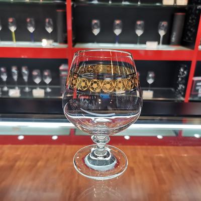 China Crystal Glass Belgian Luxury Style CREATIVE XO 400ml Blown Tumblers Brandy Glasses For Sale for sale