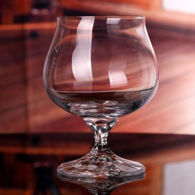 China Wholesale Luxury Bohemian Morden Crystal Stemware Crystal Snifter Hand XO Clear Swollen Brandy Crystal Cognac Brandy Glass for sale