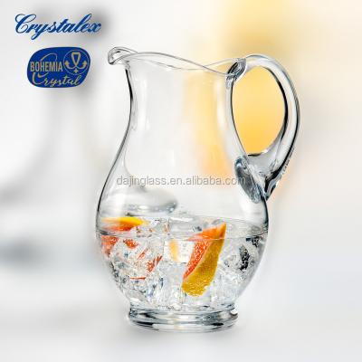 China Excellent Workmanship Customized Logo Bohemia Carafe Original Crystal Decanter And Water Jugs for sale