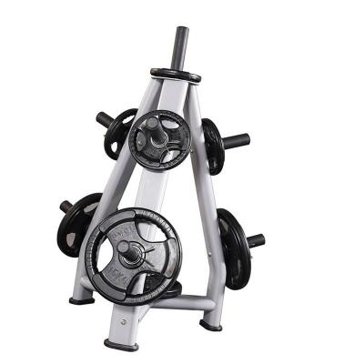 China Durable New Gym Accessories Commercial Gym Fitness Equipment Weight Plate Rack for sale