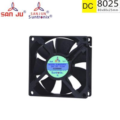 China Industrial Exhaust Ventilation DC Axial Fan 12v .24v.48v. 80*80*25mm. exhaust fan motor axial fan for sale