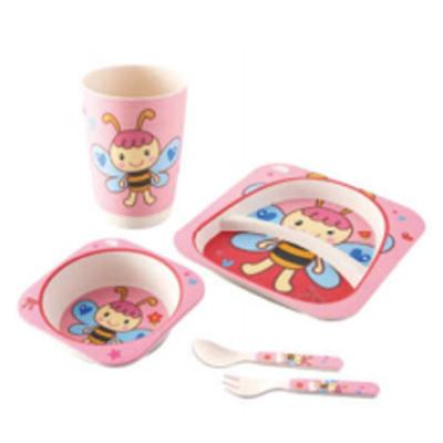 China Novelty Animal Print Kids Serving Tableware Bowl And Dish for sale