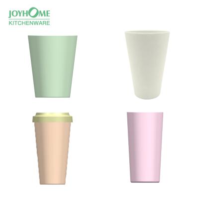 China Sustainable rpet rice husk fiber coffee cup custom material plastic coffee cup for sale