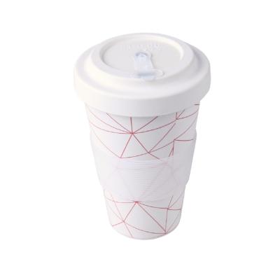 China Sustainable Wholesale Eco Friendly Custom Handle Coffee Hot Or Cold Travel Mugs for sale