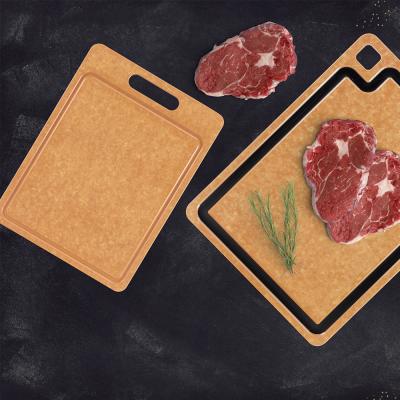 China Viable Pine Fiber Stance Chicken Corner ECO Wood Solid Wood MDF Cutting Board for sale