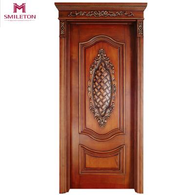 China Smileton Solid Interior Wood Doors Latest Traditional Modern Design for sale