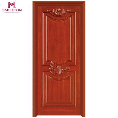 China Smileton Front Door Designs Wood Exterior Traditional Channeling for sale