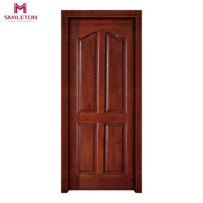 China Smileton Traditional Doors Interior Solid Wood Door Designs Teak Wood Door Design for sale