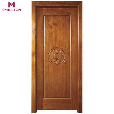 China Traditional Popular Hollow Core Plywood Single Door Wood Veneer Smileton Doors for sale