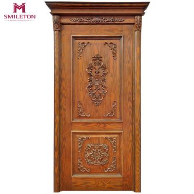 China Smileton Traditional Oak Veneer Finish Bedroom Modern Door Designs For Houses for sale