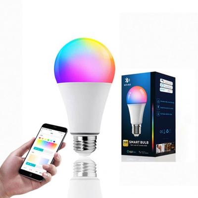 China Yingshi New 2022 Residential Color Changing Smart Bulb 10W Light RGB E27 Multicolor Tuya Wifi Led Smart Bulb for sale