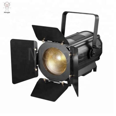 China Garden High Power 200w 10-50 Degree Warm White Zoom Led Theater Profile Fresnel Photography Spot Light for sale