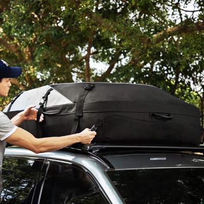 China Heavy Duty Long Waterproof Cargo Top Truck Bag Car Roof Top Bag Car Roof Bag Luggage Carrier Travel Storage for sale