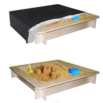 China Garden Waterproof Oxford Waterproof Sand Pit Dust Cover Children's Sandbox Covers School Patio Sandbox Cover for sale