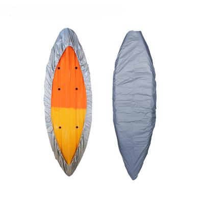 China Canoe/kayak cover boat waterproof cover single seat pedal waterproof elastic kayaks fishing storage cover for sale