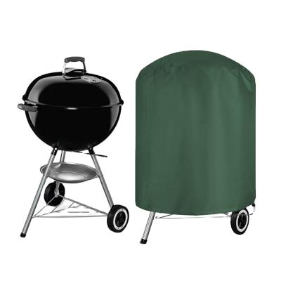 China BBQ Grill Dustproof BBQ Cover Gas Grill Cover Waterproof Outdoor Round Garden Whole Grill for Weber Brinkmann Char Grill for sale