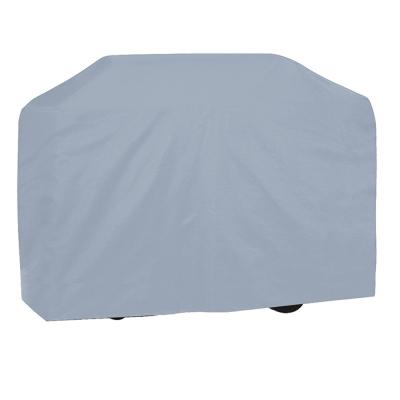 China Dustproof 210D Oxford Gas BBQ Grill Cover Waterproof Outdoor BBQ Grill Covers Gray Outdoor Patio Furniture Cover for sale