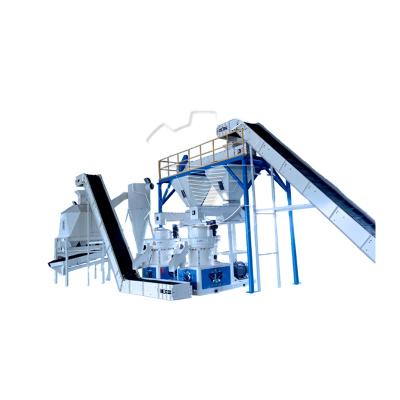 China Factory Biomass Sawdust Wood Pellet Processing Line for sale