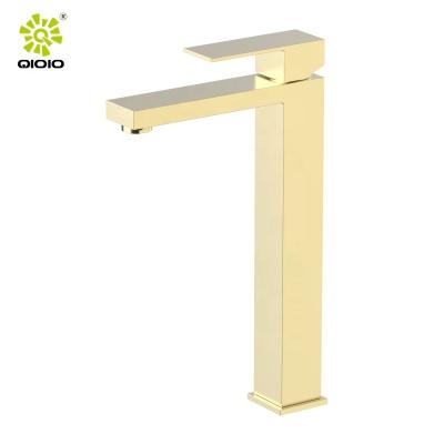 China High quality design hot luxury cUPC cold water bathroom basin taps 304 SS basin square faucet factory direct sales for sale