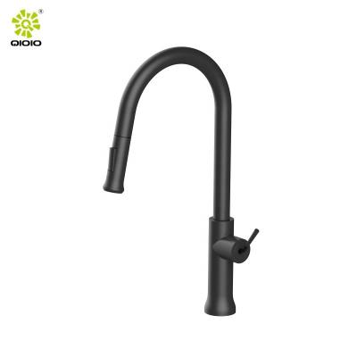 China High Quality New Design 2022 304 Stainless Steel Hot And Cold Water Mixer Tap Low Lead Pull Out Kitchen Faucet Kitchen Sink Faucet for sale