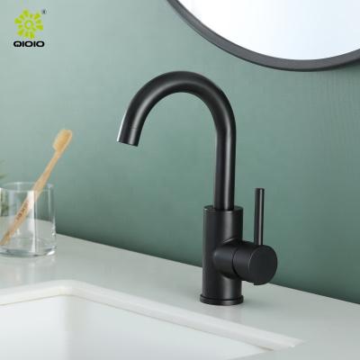 China Deck Mounted Modern Sanitary Metered Cold Water Taps 304 Stainless Steel Basin Mixer Tap Sink Mixer Taps 304 Metered for sale