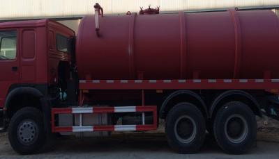 China Abwasser-Saug-LKW 15CBM LHD 336HP, Klärgrube-pumpender LKW zu verkaufen