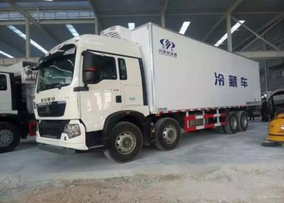 China Lärmarmer Gemüse-Transport gekühlter Kasten-LKW des Kühlfahrzeug-SINOTRUK zu verkaufen