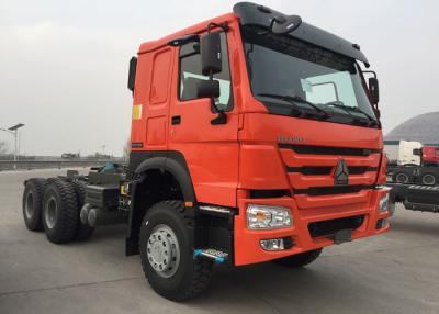 China Orange Schleppseil-Traktor-LKW RHD 10 SINOTRUK HOWO dreht 371 HP ZZ4257S3241W zu verkaufen