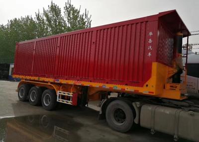 China Grote Semi de Aanhangwagenvrachtwagen van de Ladingscapaciteit 60 Ton van 25-45CBM met ISO-Certificatie Te koop