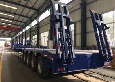 China Four Axles Lowbed Semi Truck And Trailer With ISO / 3C / BV / IFA / SGS Certification for sale