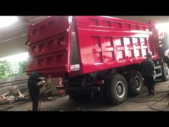 Dump truck assembly workshop