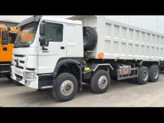 SINOTRUK RED HOWO 400HP 8×4 TIPPER DUMP TRUCK LHD