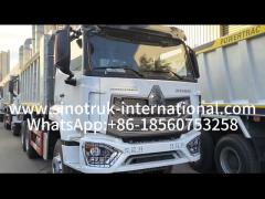 Sinotruk Howo/Hohan Nx 6×4 Tipper Dump Truck 10 Wheels Rectangular Cargo Body 20CBM White Color