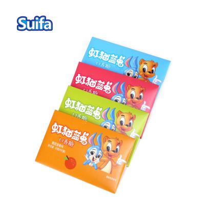 China New Soft Fruit Flavor 5 Sticks Chews Sticks 11g Europe Strip Chewing Gum Strip for sale