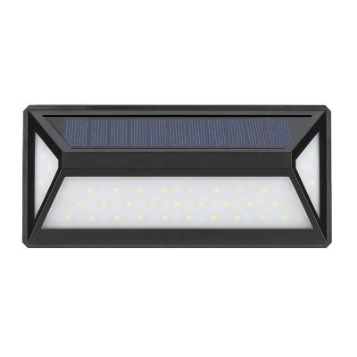 China Super Bright 33 or 113 Warehouse LED Microwave Induction Outdoor Garden Solar Wall Lamp for sale