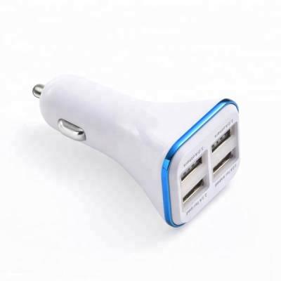 China USB Car Charger Mobile Phone 4 Port Car Charger Watch Stereo Car Battery Charger for sale