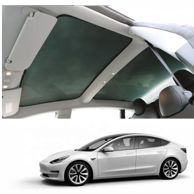 China Polyester Tesla Model S sunroof sunshade for sale