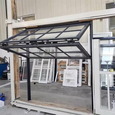 China Factory Customized Folding Screen Factory Customized Aluminum Vertical Folding Door And Window Lift Fold Up Window for sale