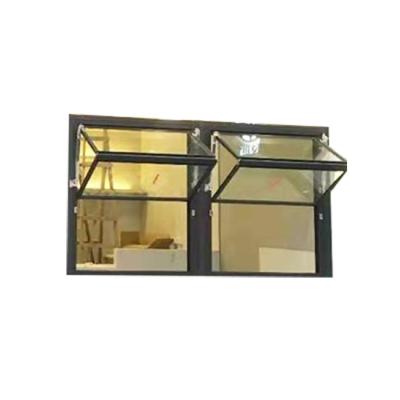 China Hot Sale Aluminum Alloy Folding Doors And Windows Screen Through Vertical V Folding Window for sale