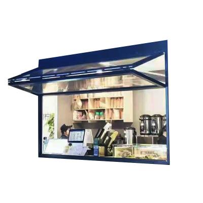 China Huge Folding Screen Service Long Life Powder Coated Aluminum Frame Front Window Folding Folded Windows for sale