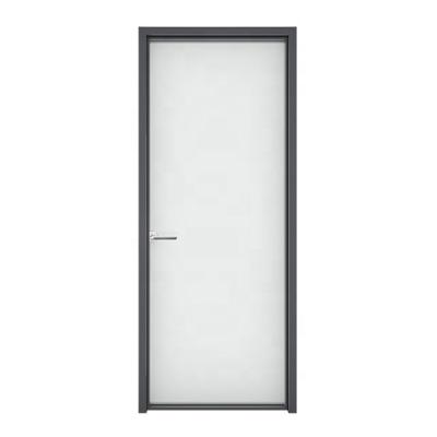 China Sound Insulation/Air Proof Sound Insulation Double Tempered Glass Hinge Interior German Aluminum Swing Door for sale