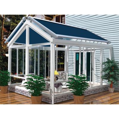 China Anti-Hurricane Waterproof New Roof Backyard Garden Sound Insulation Tempered Glass Solarium Sound Insulation/sunroom Insulation for sale