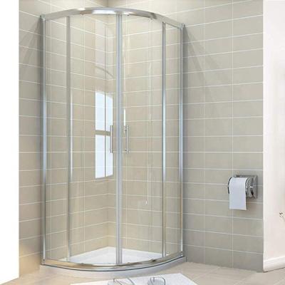 China Modern Arch Bathroom Shower Door Manufacturers Aluminum Stainless Steel Glass Shower Door for sale