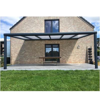 China Hot Sale Aluminum Frame Sunshade Flat Roof Canopy Tent Waterproof for sale