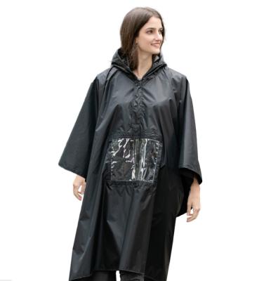 China Eco-Friendly And Biodegradable Rain Poncho Rain Poncho Custom Logo Color RPET Eco-friendly Material for sale