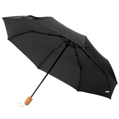 China Special Customized Rpet Logo Fold Umbrella Umbrella Sombrillas ECO 3 Close Automatic Open for sale