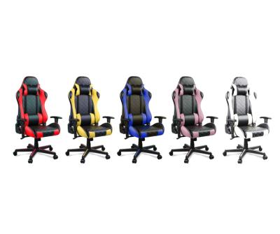 China (Size) OEM Adjustable High Quality Pink PU Leather Mesh Racing Office Gaming Chair Luxury for sale