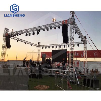 China Aluminum alloy 6061-T6 Liansheng lighting aluminum truss stage truss for music event concert for sale