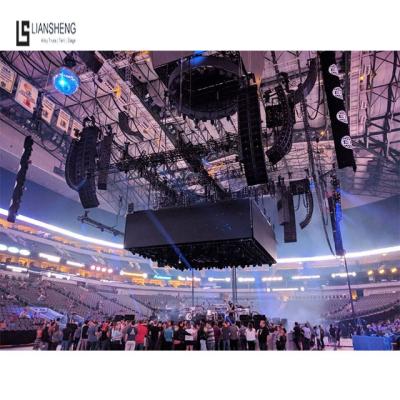 China 6061-T6 aluminum alloy fashion trade display concert DJ square aluminum alloy truss stage frame truss for sale